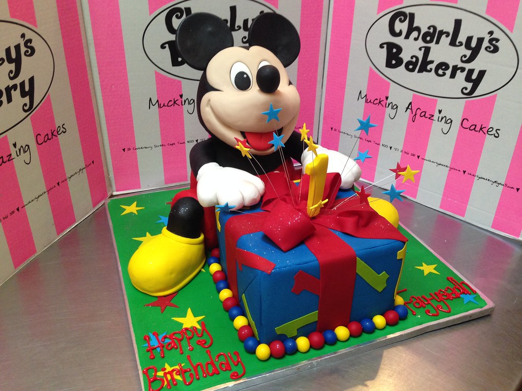 Mickey Mouse 3d Wallpaper - 1st Birthday 3d Cake , HD Wallpaper & Backgrounds