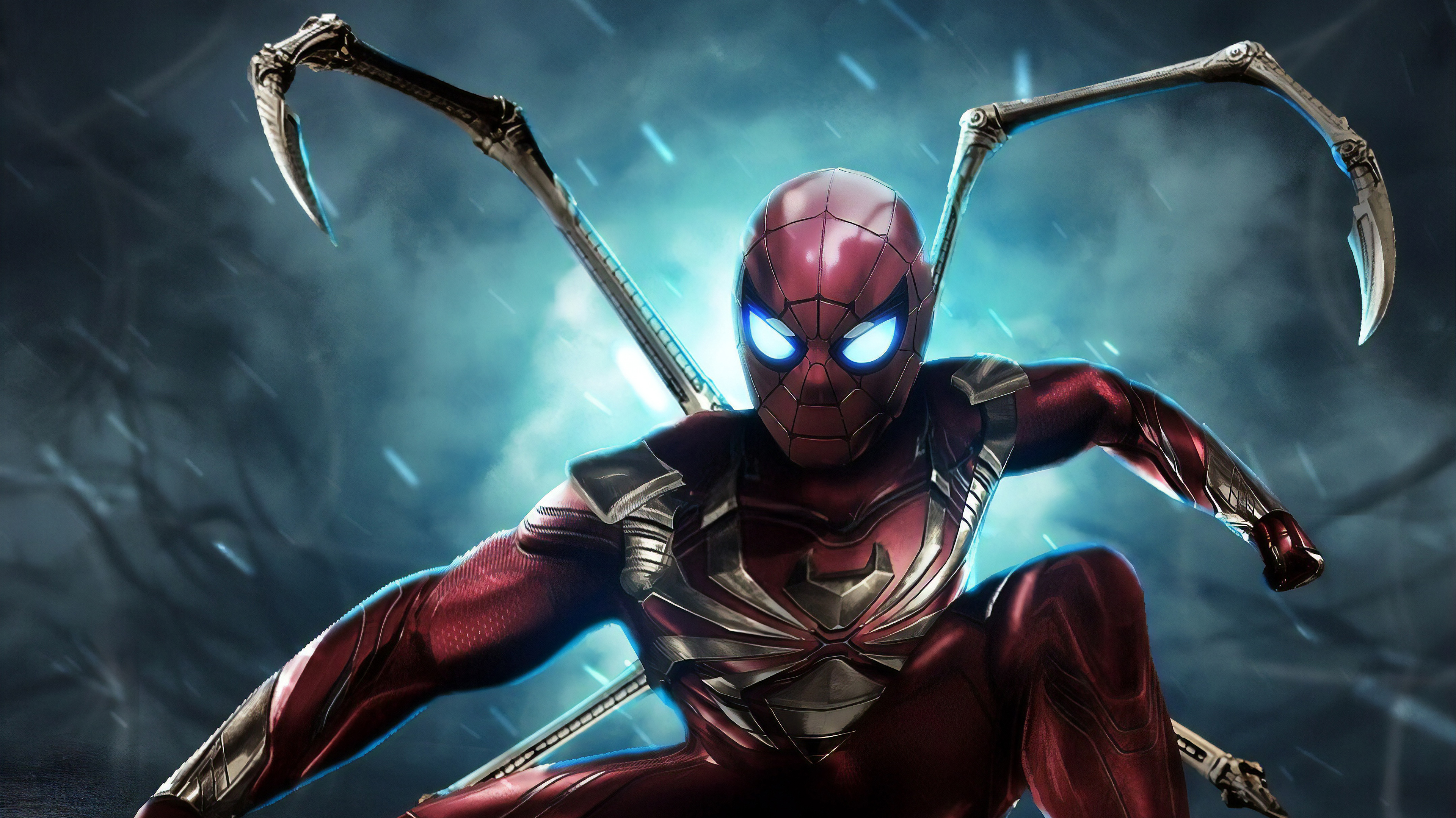 Iron Spider Wallpaper - Iron Spider Wallpaper 4k , HD Wallpaper & Backgrounds