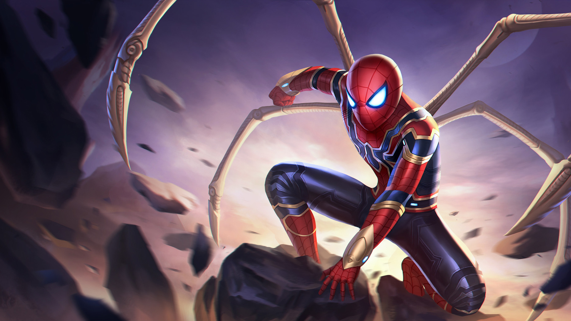 Spiderman Wallpaper Iron Spider , HD Wallpaper & Backgrounds