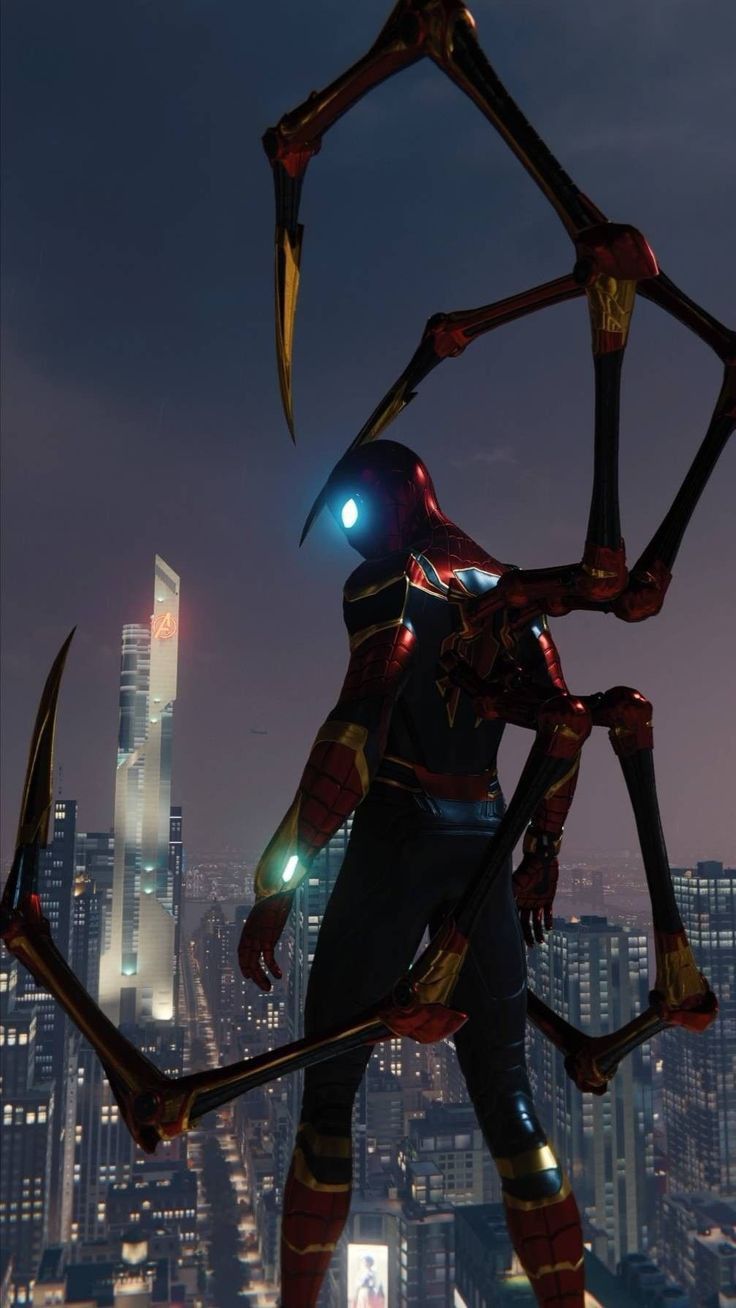 Iron Spider Man , HD Wallpaper & Backgrounds