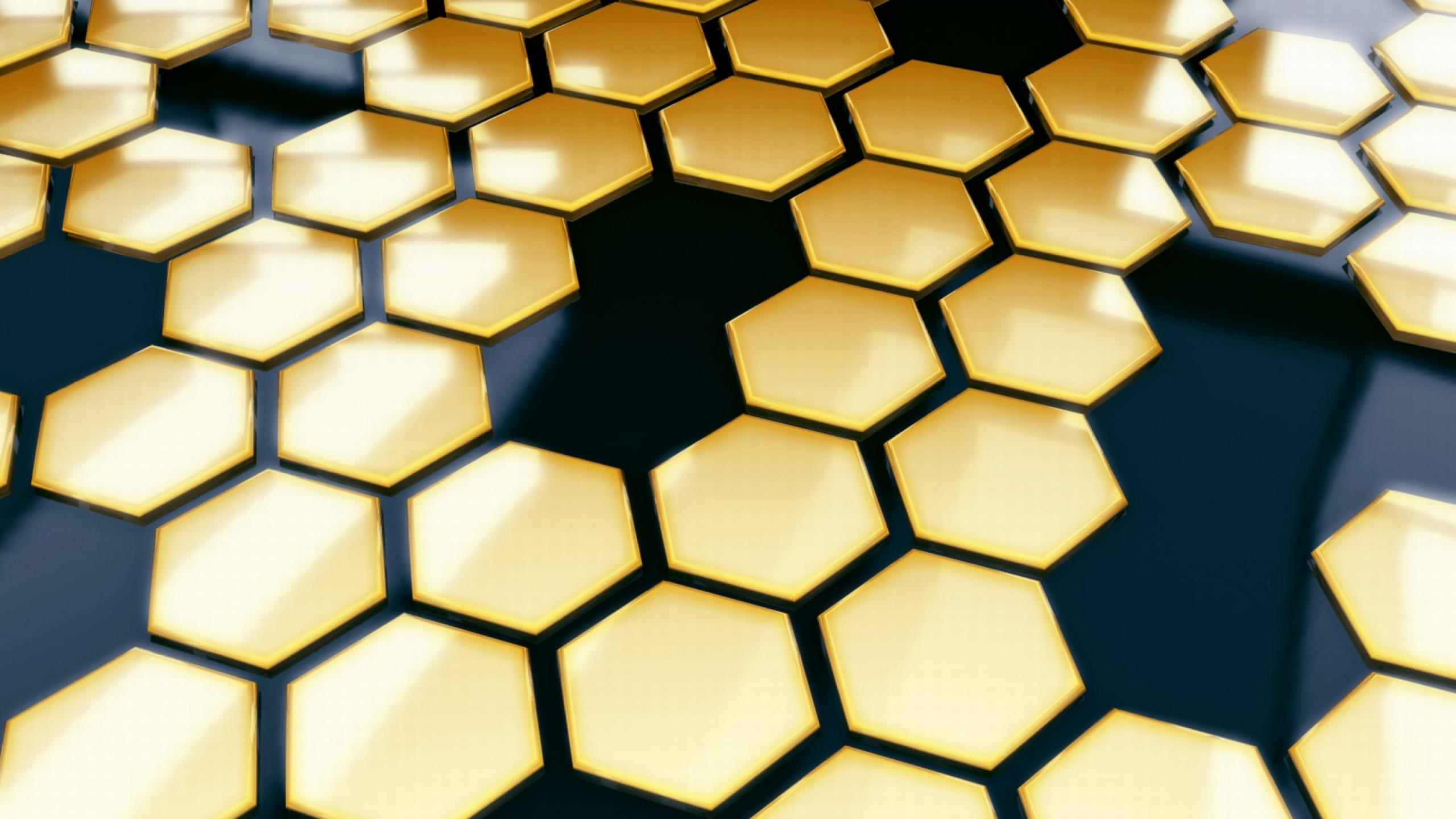 Fondos De Panal De Abeja - Black And Gold Honeycomb , HD Wallpaper & Backgrounds