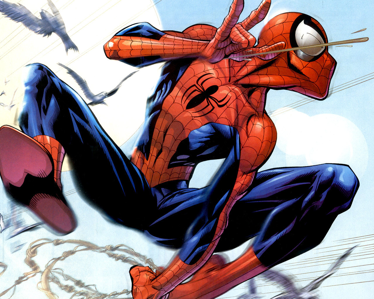 Ultimate Marvel Images Ultimate Spider Man Hd Wallpaper - Ultimate Spider Man Comic Suit , HD Wallpaper & Backgrounds
