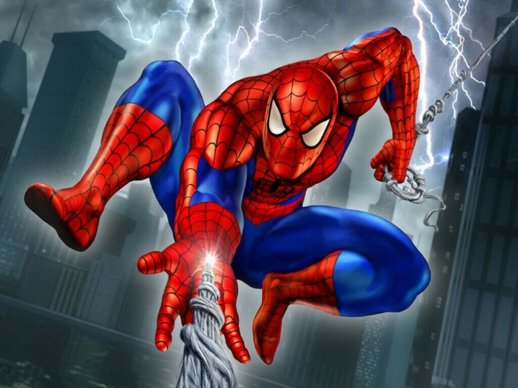 Spider Man Cartoons Wallpapers Wallpapers - Spiderman Cartoon Wallpaper Hd , HD Wallpaper & Backgrounds