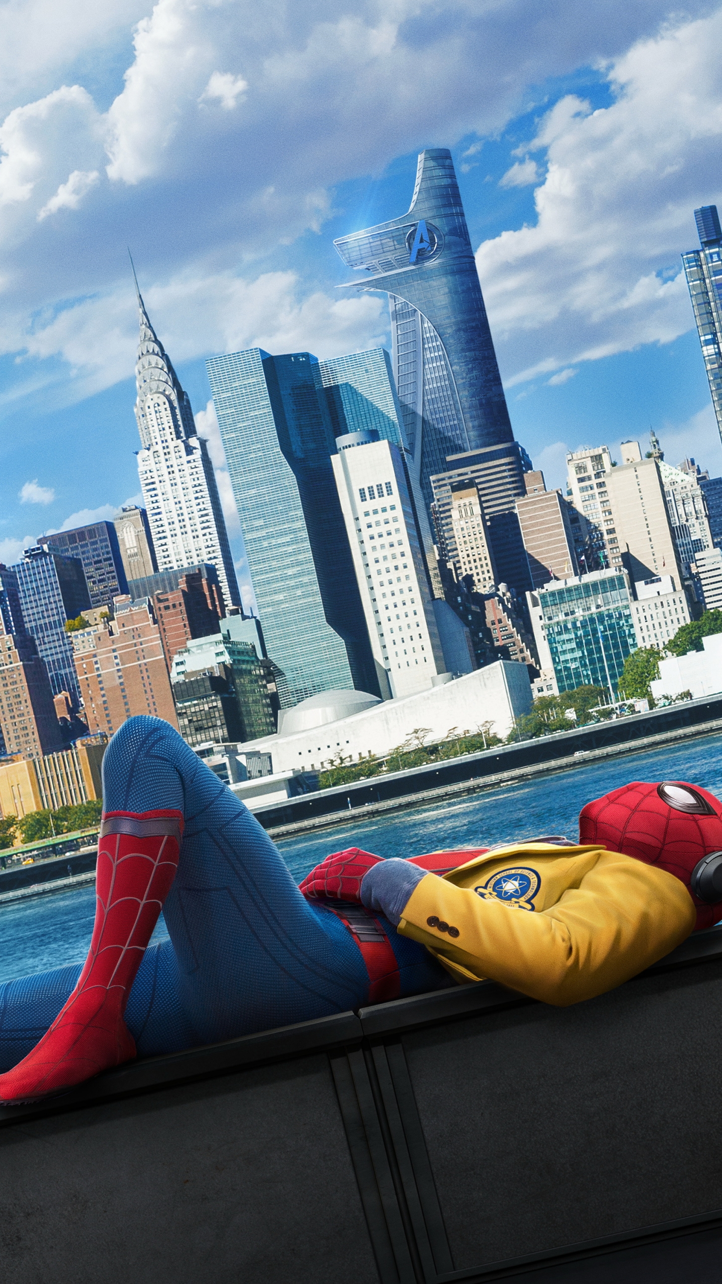 Mobile Wallpapers 143 Movie Of The Week Spider Man - Spider Man Homecoming Movie Poster , HD Wallpaper & Backgrounds