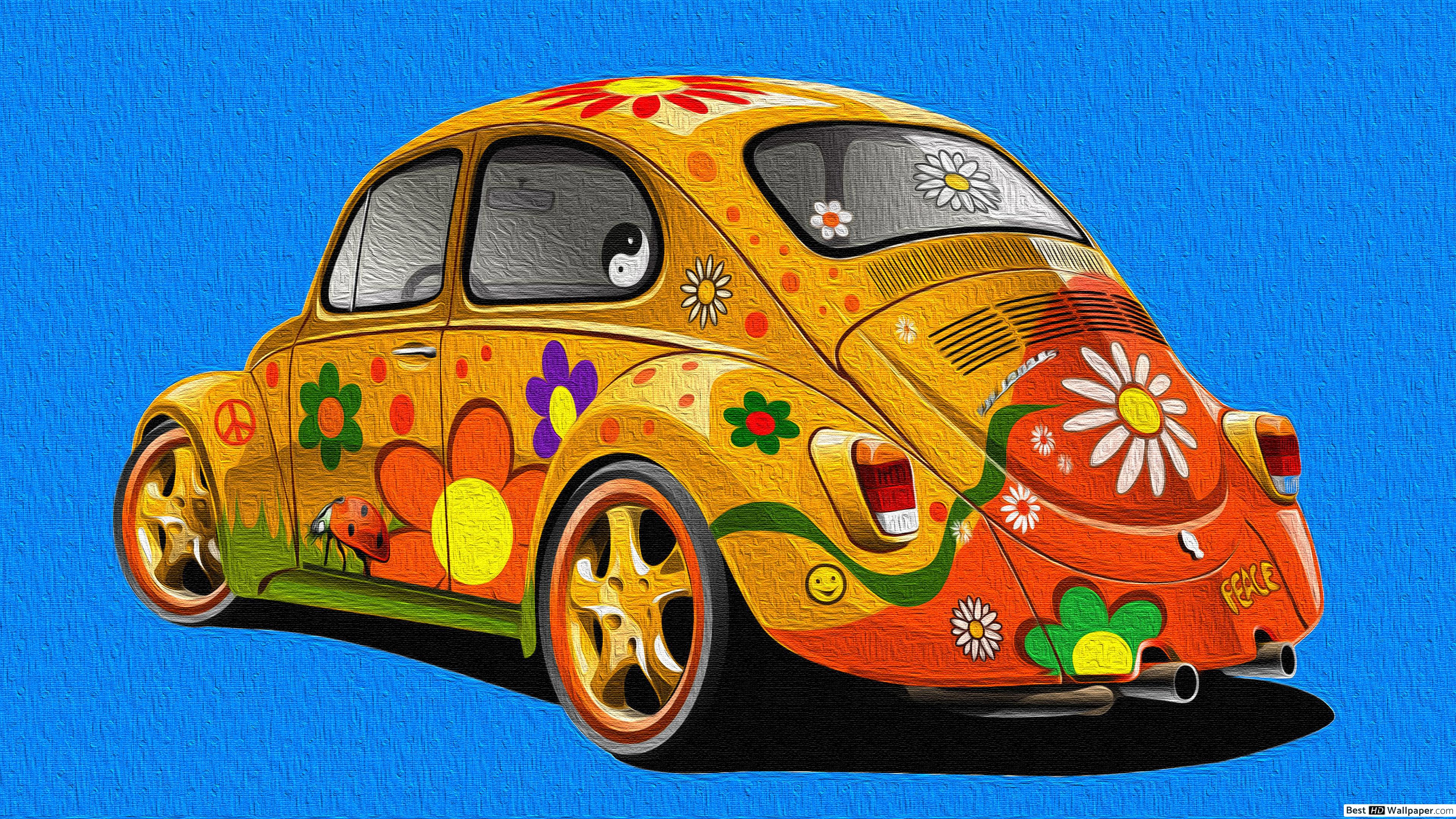 Hippie Car , HD Wallpaper & Backgrounds