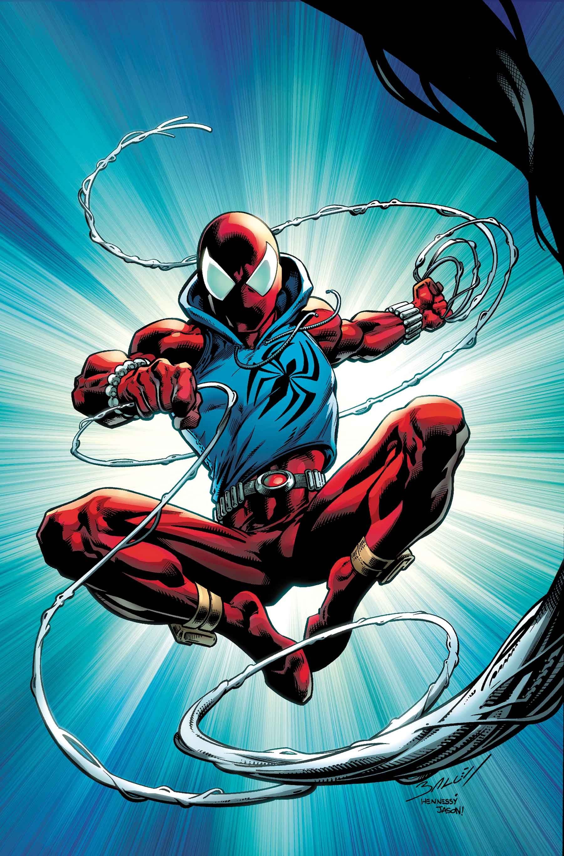Ultimate Spider Man Wallpaper - Scarlet Spiderman , HD Wallpaper & Backgrounds