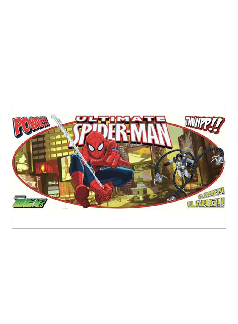 Spiderman - Ultimate Spiderman Headboard Peel & , HD Wallpaper & Backgrounds