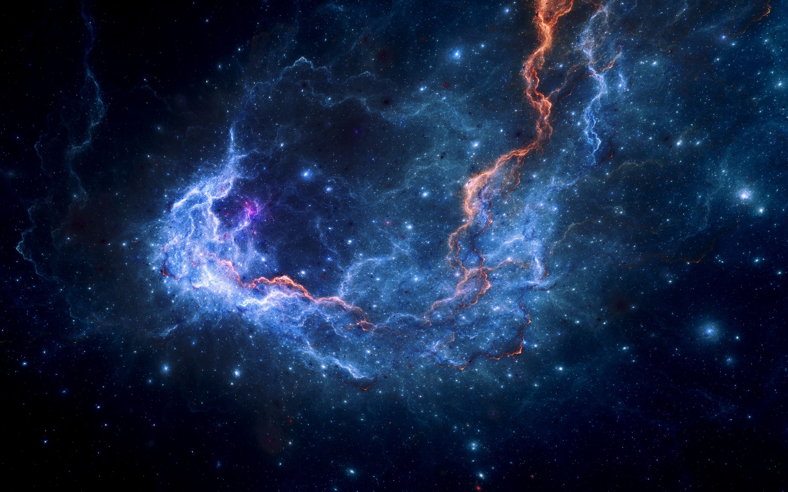 Wallpaper Fractal, Nebula, Glow, Glare, Energy - Ultra Hd Nebula Background , HD Wallpaper & Backgrounds