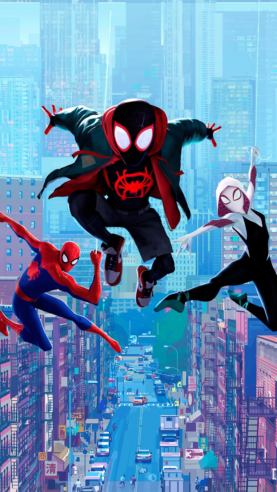 Spider Man Into The Spider Verse Wallpaper - Spider Man Into The Spider Verse , HD Wallpaper & Backgrounds