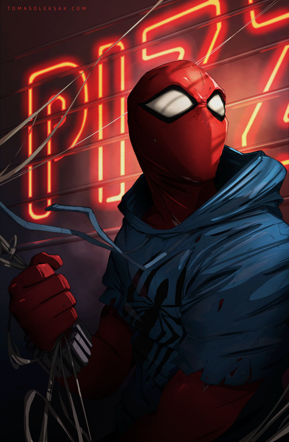 Spiderman Scarlet Spider Art , HD Wallpaper & Backgrounds