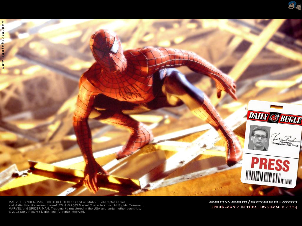 Spider Man - Spiderman 2 2004 , HD Wallpaper & Backgrounds