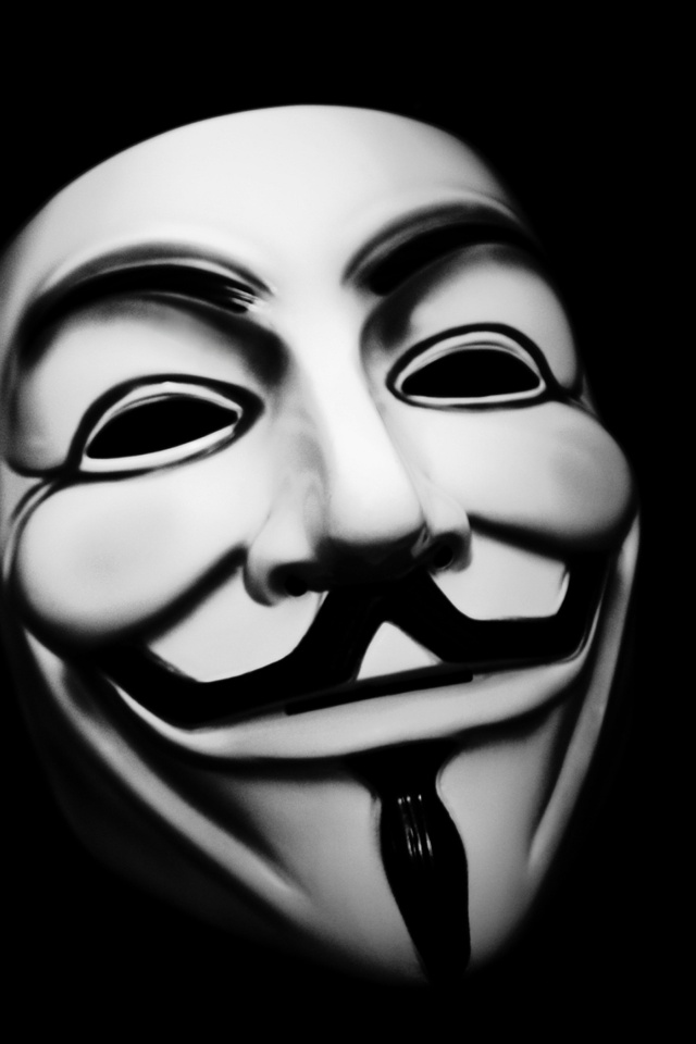 Anonymous Mask Wallpaper 3d - Anonymous Mask , HD Wallpaper & Backgrounds