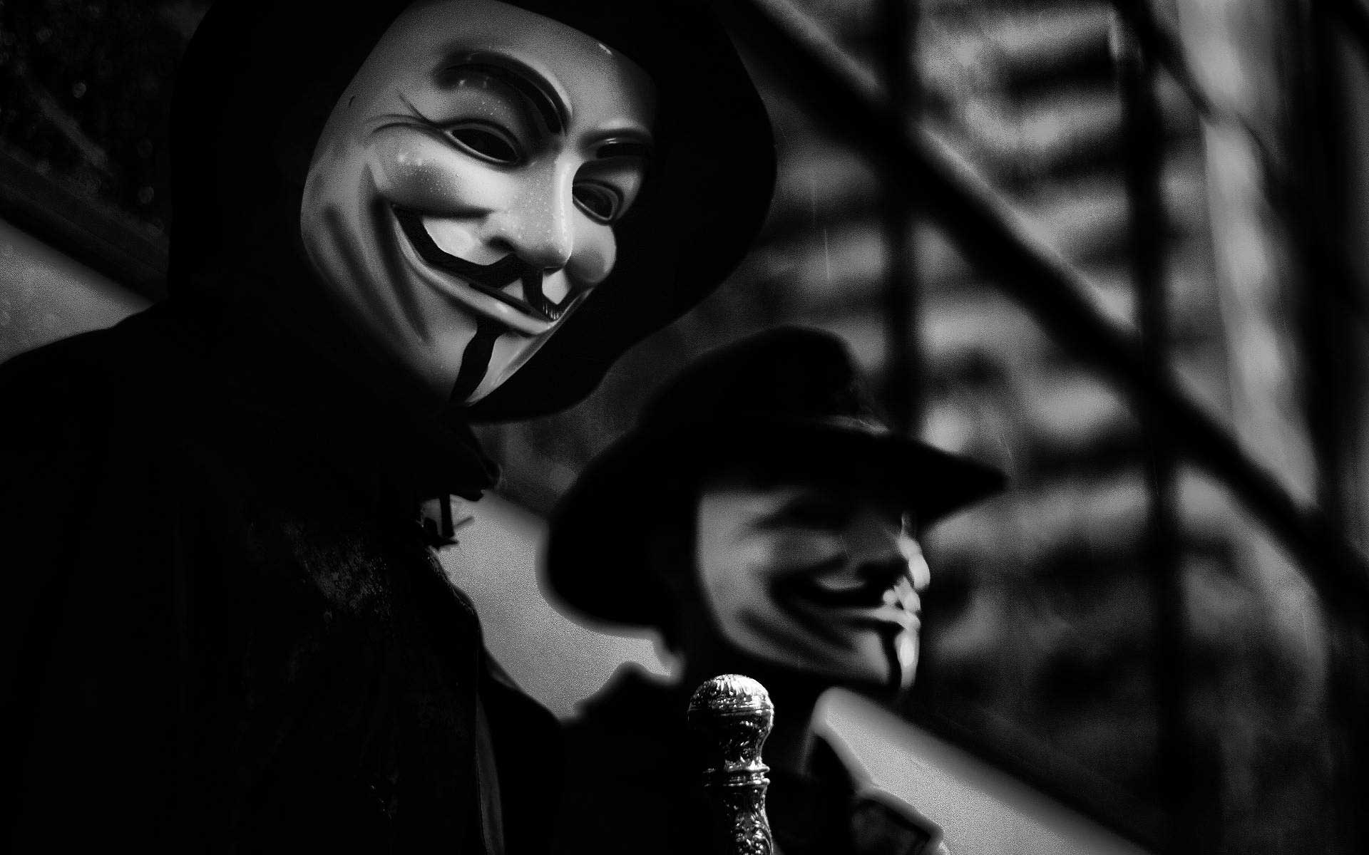 Vendetta Mask Hd Wallpaper - Vendetta Hd , HD Wallpaper & Backgrounds