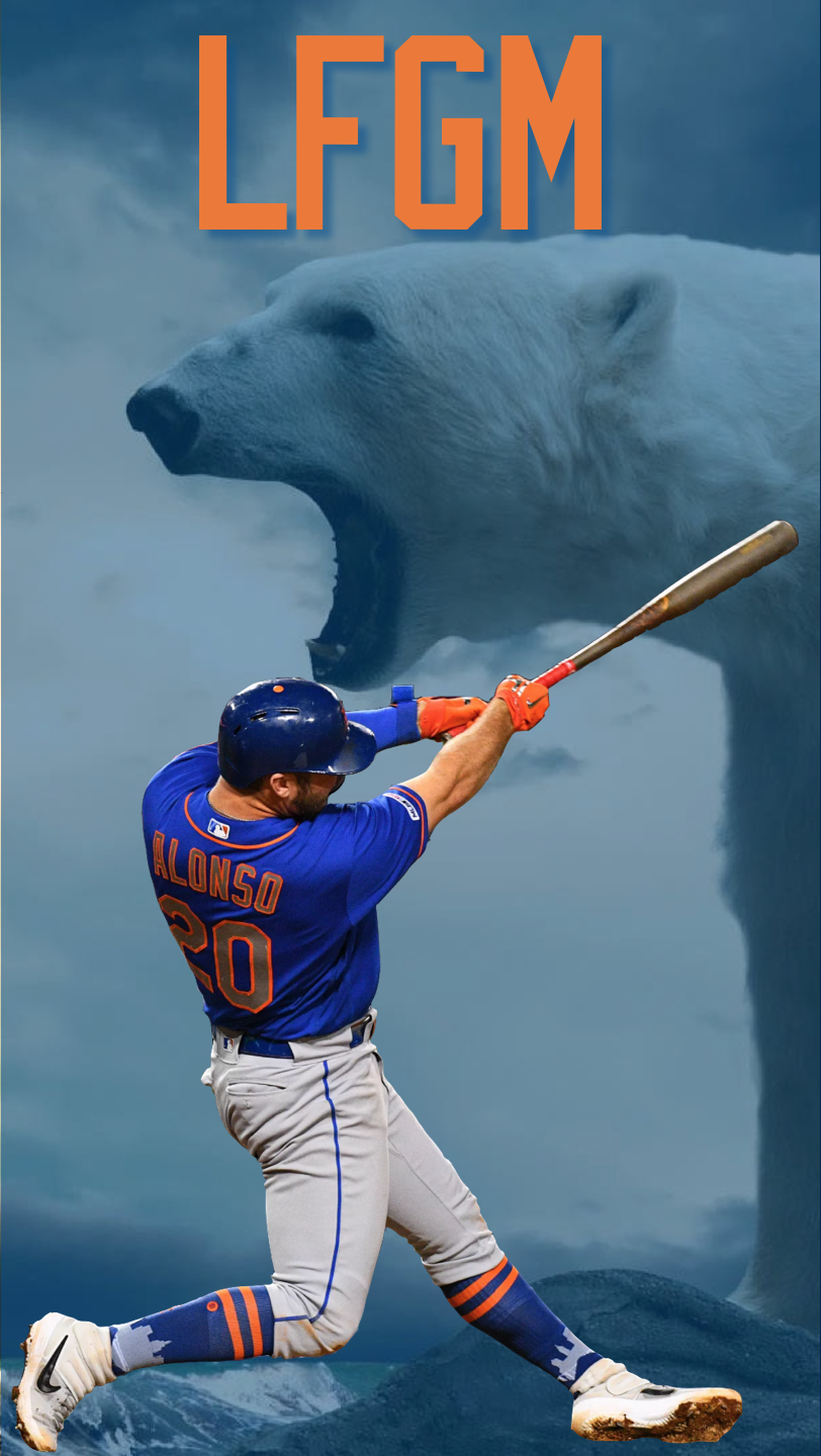 Pete Alonso Polar Bear , HD Wallpaper & Backgrounds