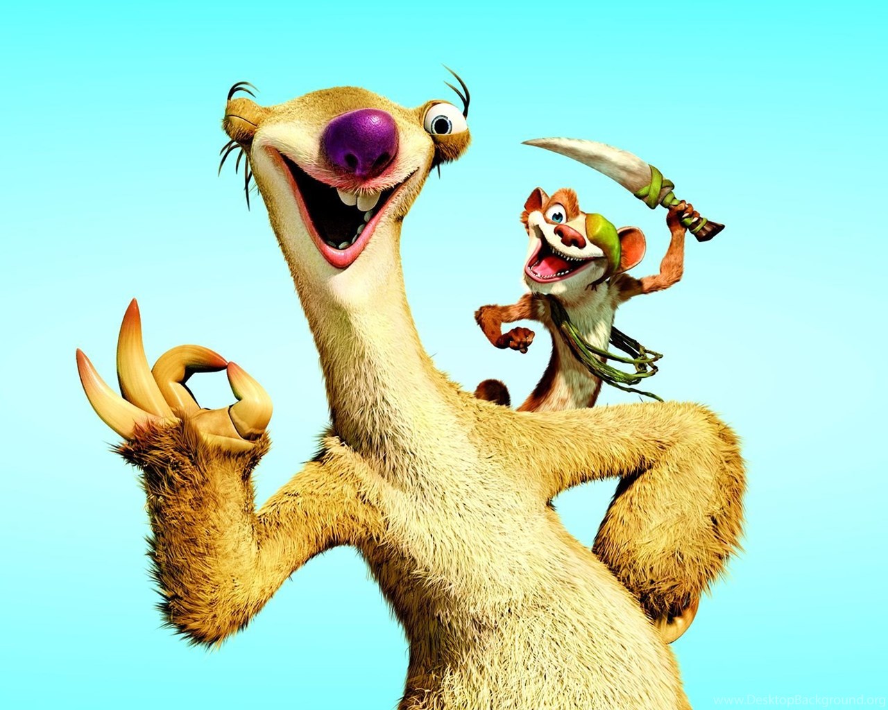Sid Ice Age Wallpapers - Sid Happy Ice Age , HD Wallpaper & Backgrounds