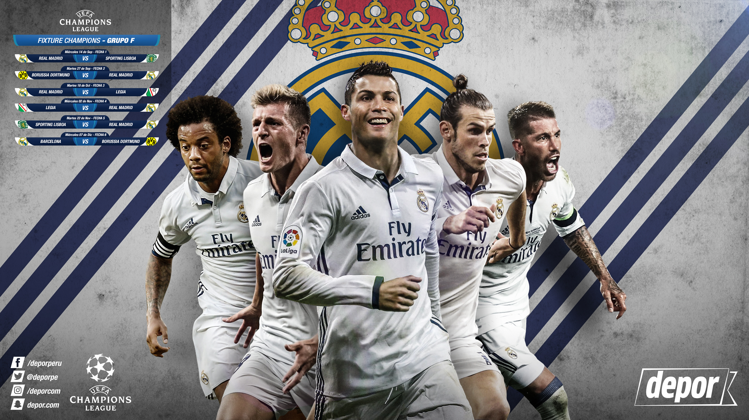 Real Madrid Pc Wallpaper - Real Madrid Para Pc , HD Wallpaper & Backgrounds