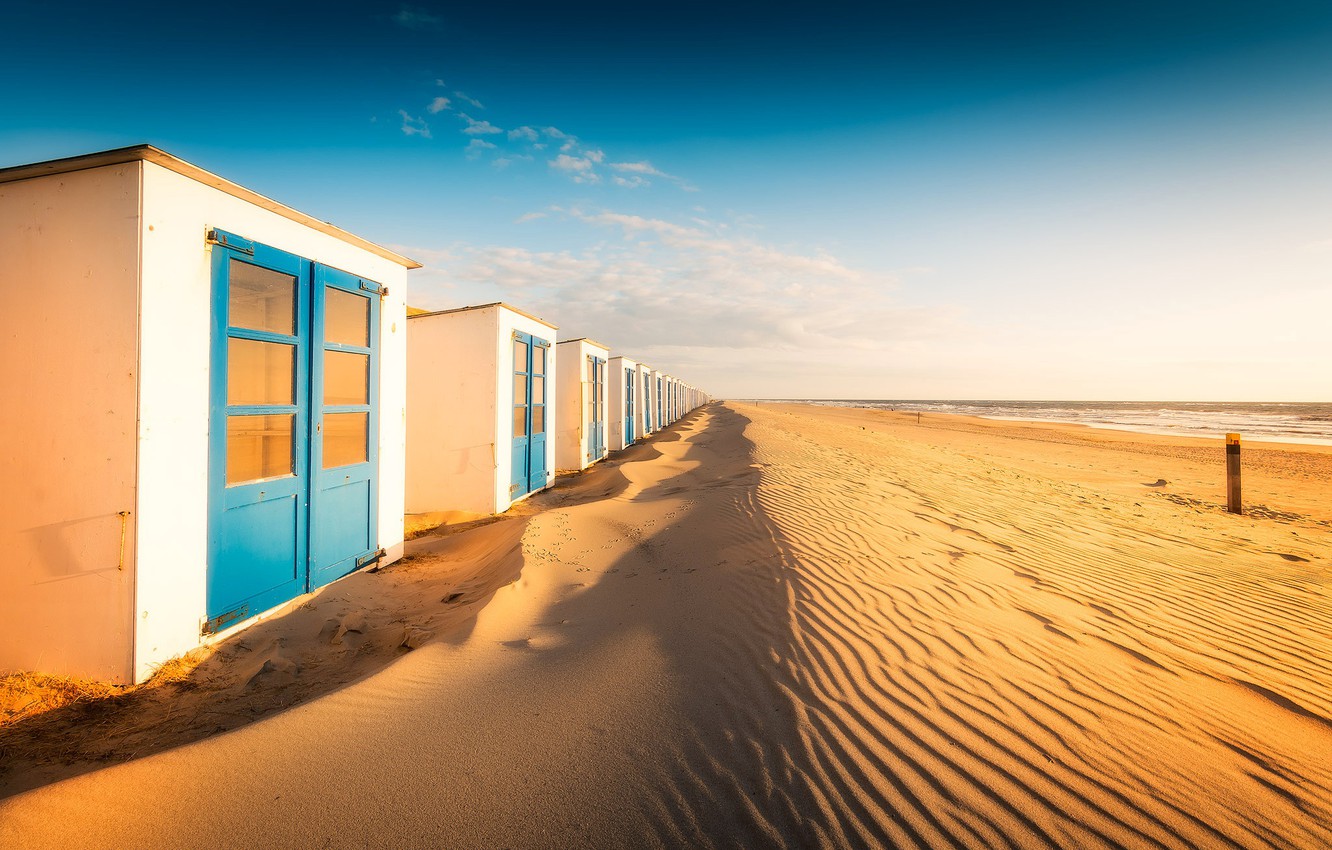 Photo Wallpaper Sea, Beach, Shore, Netherlands, Texel, - Singing Sand , HD Wallpaper & Backgrounds