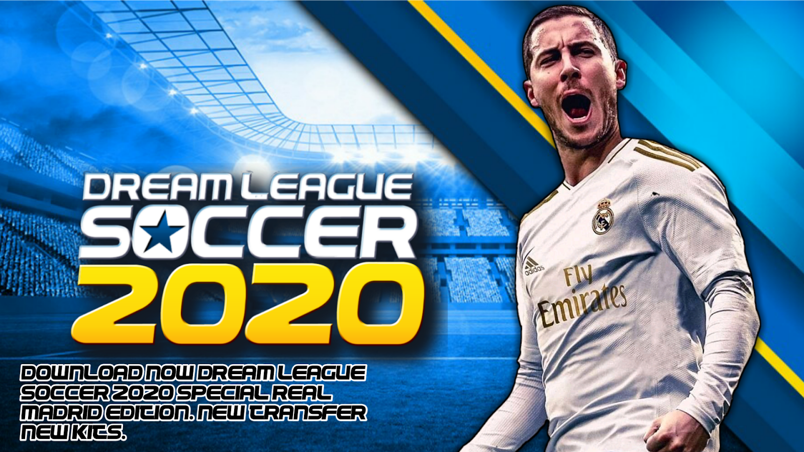 Download Wallpaper Real Madrid Android - Dream League Soccer 2020 , HD Wallpaper & Backgrounds