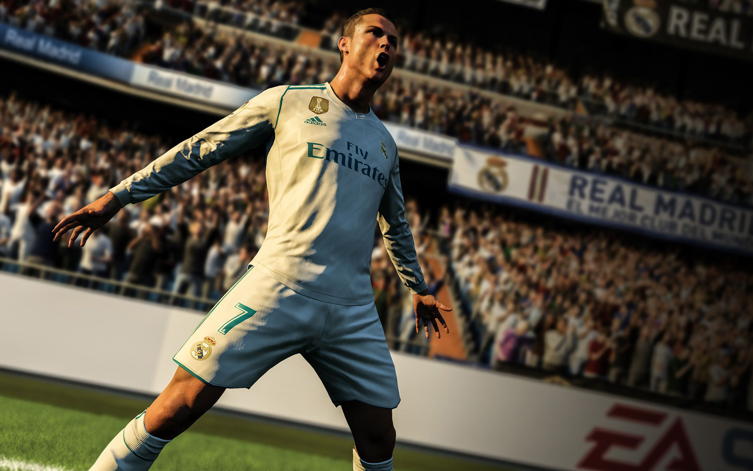 Cr7, 4k, Fifa18, Cristiano Ronaldo, 2017 Games, Football - Fifa 18 Ronaldo Celebration , HD Wallpaper & Backgrounds