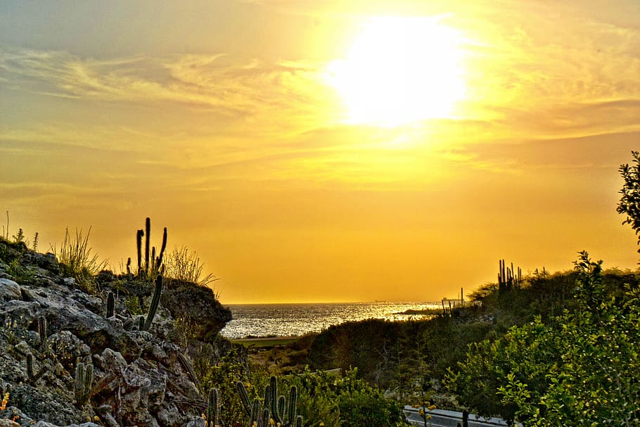 Curaçao, Nieuwpoort, Santa Barbara Beach And Golf Resort, - Sunset , HD Wallpaper & Backgrounds