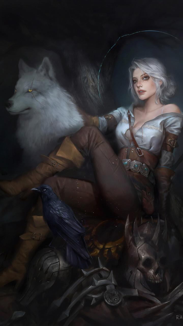 Ciri Witcher Fan Art , HD Wallpaper & Backgrounds