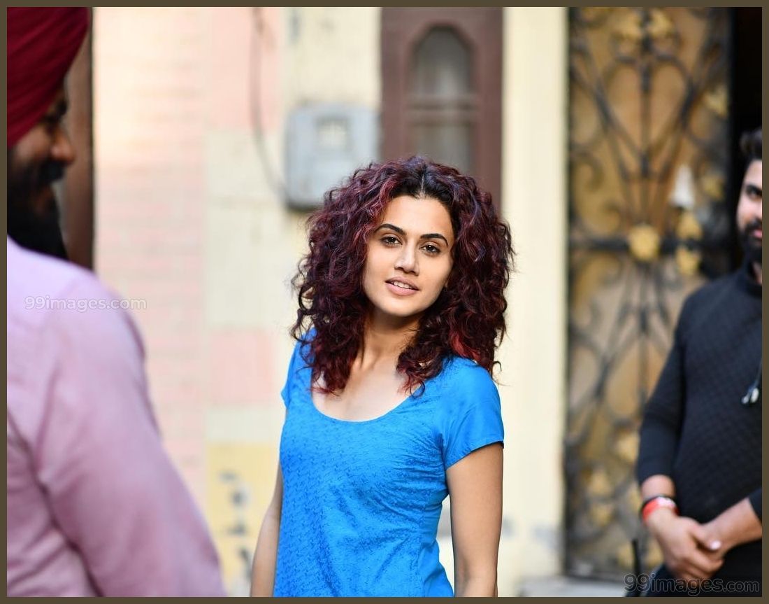 Curly Hair Taapsee Pannu Hair , HD Wallpaper & Backgrounds