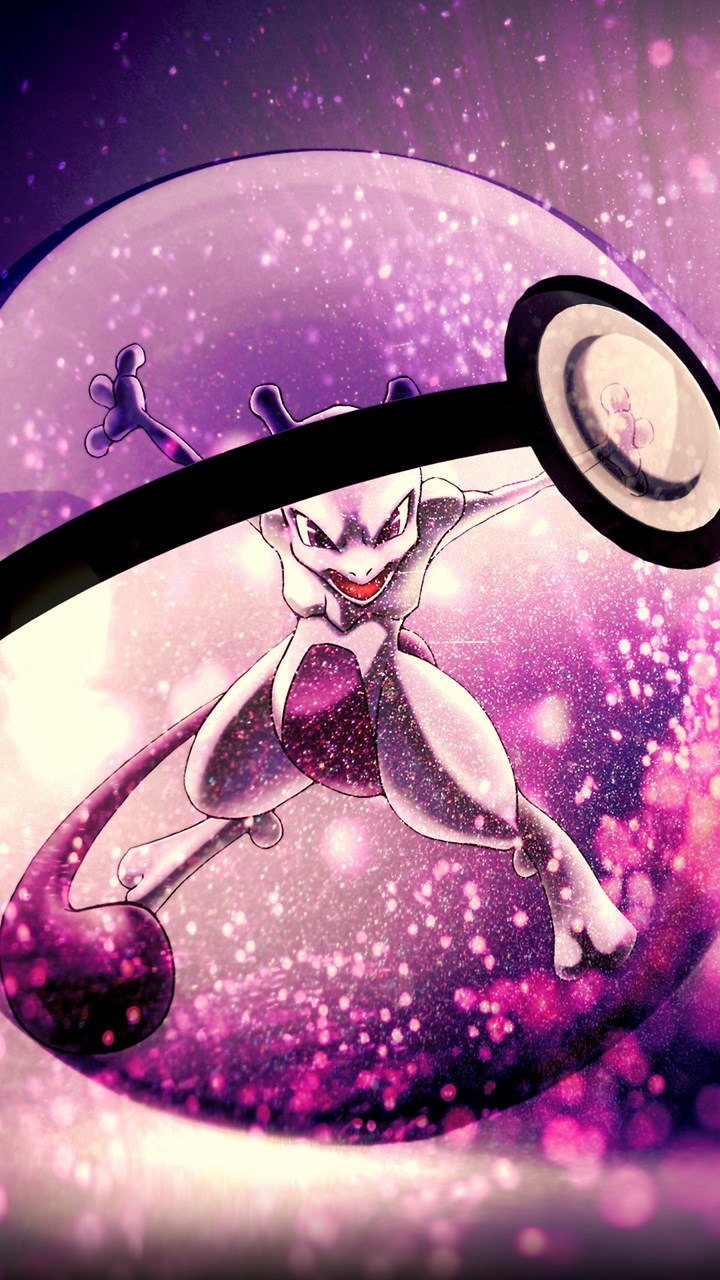 Pokemon Wallpapers Pink Ball - Pokemon Mewtwo , HD Wallpaper & Backgrounds