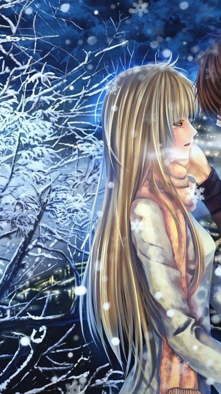 Emo Anime Couple Hugging , HD Wallpaper & Backgrounds