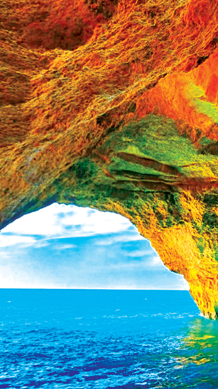 Sea Treasure - Sea Cave , HD Wallpaper & Backgrounds
