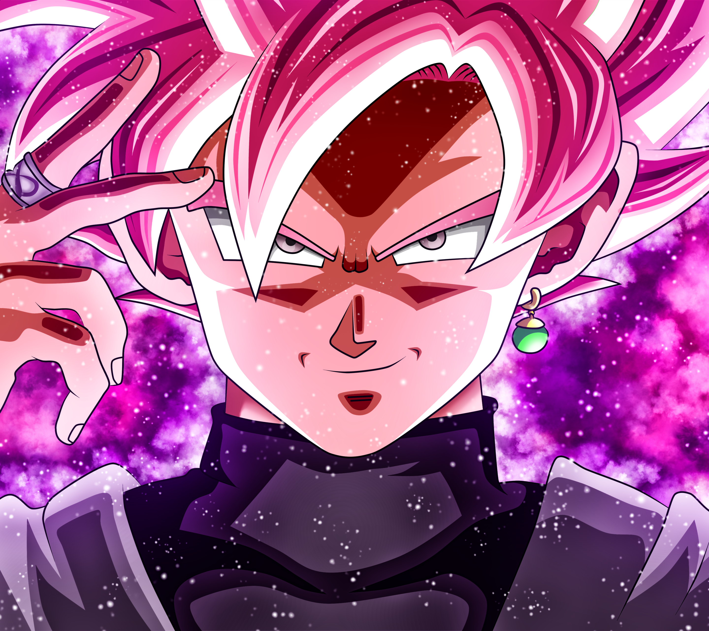 Goku Black Wallpaper Dragon Ball Super Black Goku Wallpapers - Black Goku Ssj Rose Hd , HD Wallpaper & Backgrounds