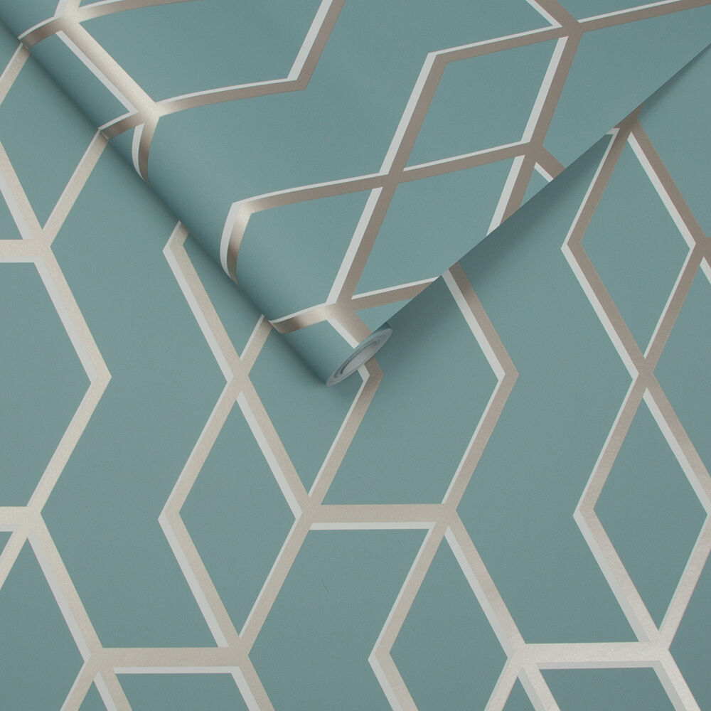 Archetype Mint & White Gold Wallpaper, , Large - Navy And Gold , HD Wallpaper & Backgrounds