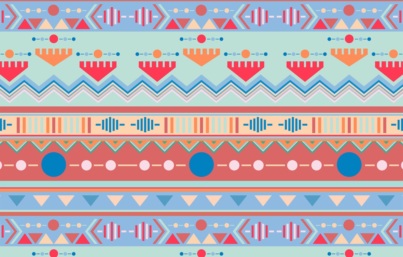 Photo Wallpaper Texture, Ornament, Colorful, Line, - Desktop Wallpaper Ethnic , HD Wallpaper & Backgrounds
