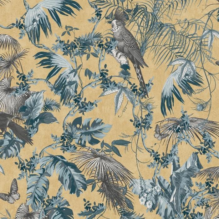 Ugepa Wallpaper - Papier Peint Oiseaux Dorés , HD Wallpaper & Backgrounds
