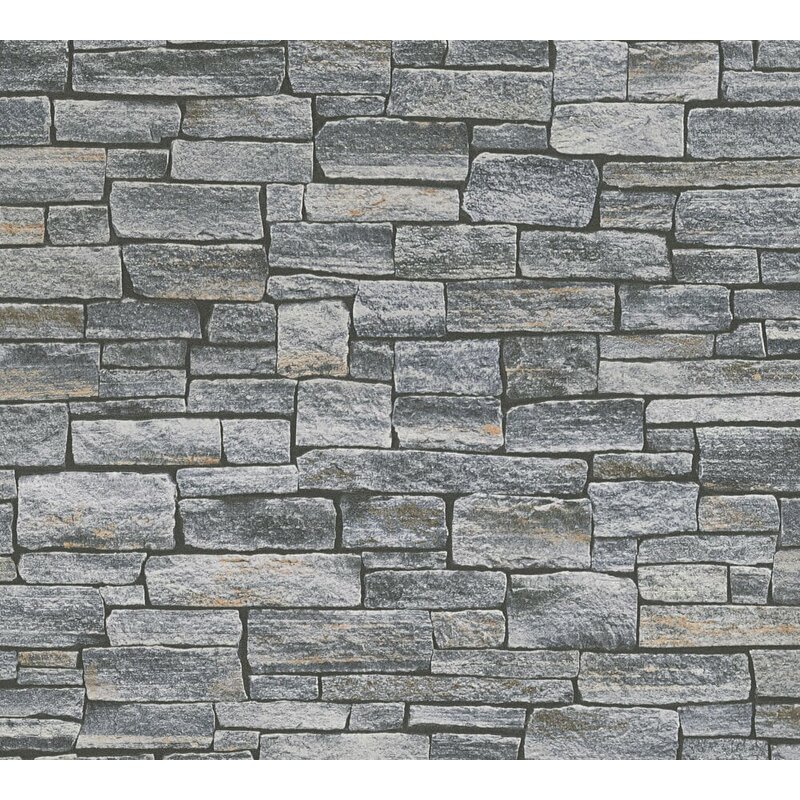 Gray Wallick Wood Stone Brick - Stone Brick , HD Wallpaper & Backgrounds