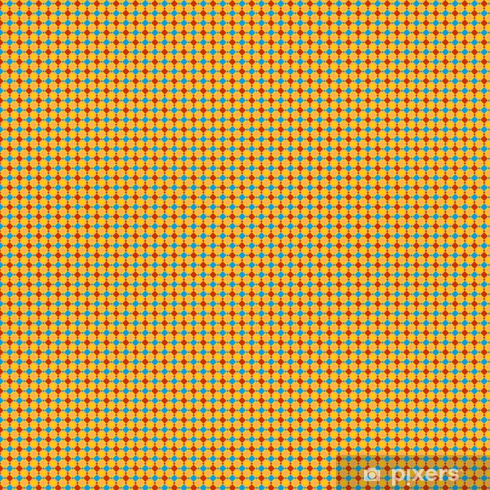Checked Red, Blue, Gold And Ocher Seamless Pattern, - Circle , HD Wallpaper & Backgrounds