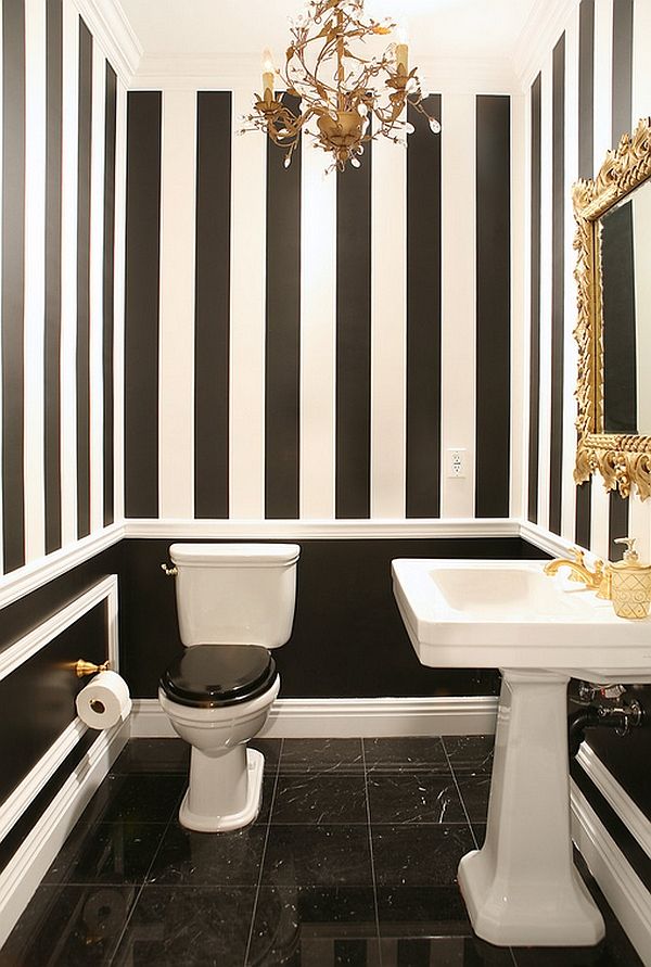 Classic Black And White Bathroom Ideas , HD Wallpaper & Backgrounds