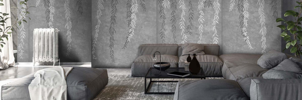 Flowers And Natural Style In The Livingroom, Thats - Trends In Wallpaper 2019 , HD Wallpaper & Backgrounds