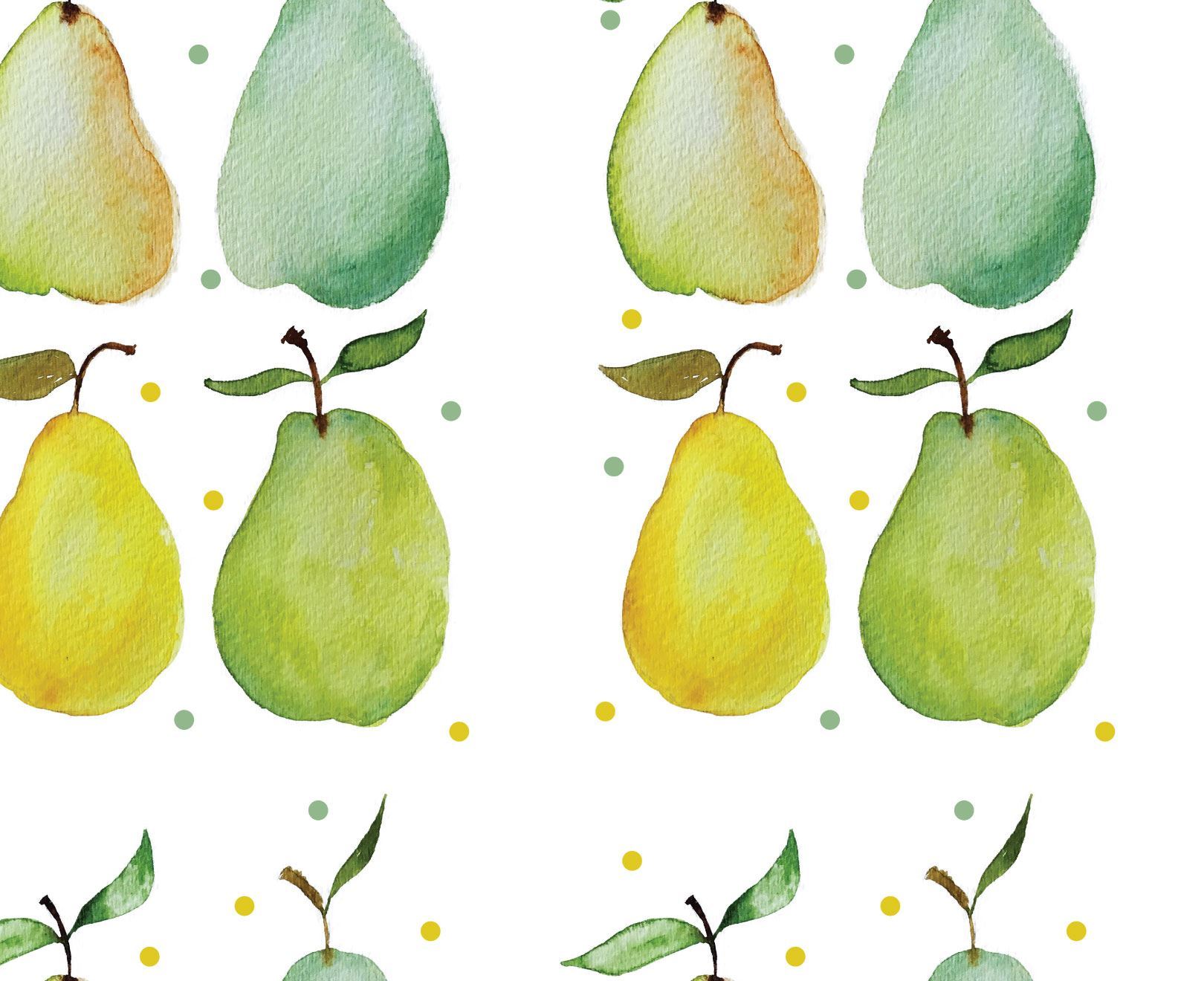 Four Coloured Pears Wallpaper - Fig , HD Wallpaper & Backgrounds