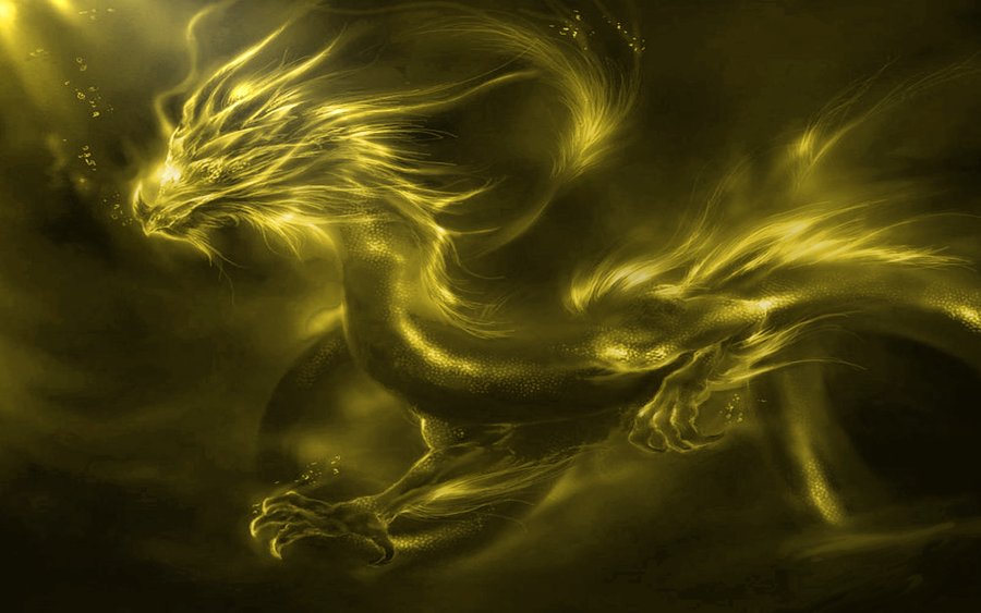 Gold Dragon 14 Cool Wallpaper Wallpaper - Gold Dragon Cool Background , HD Wallpaper & Backgrounds