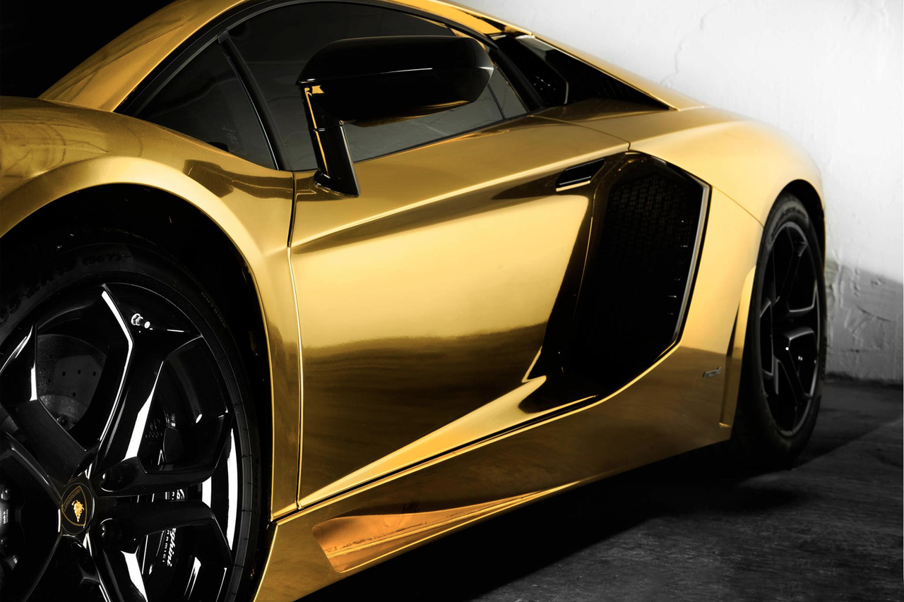 Free Download Cool Gold Cars Wallpapers For Your - Lamborghini Black And Gold , HD Wallpaper & Backgrounds