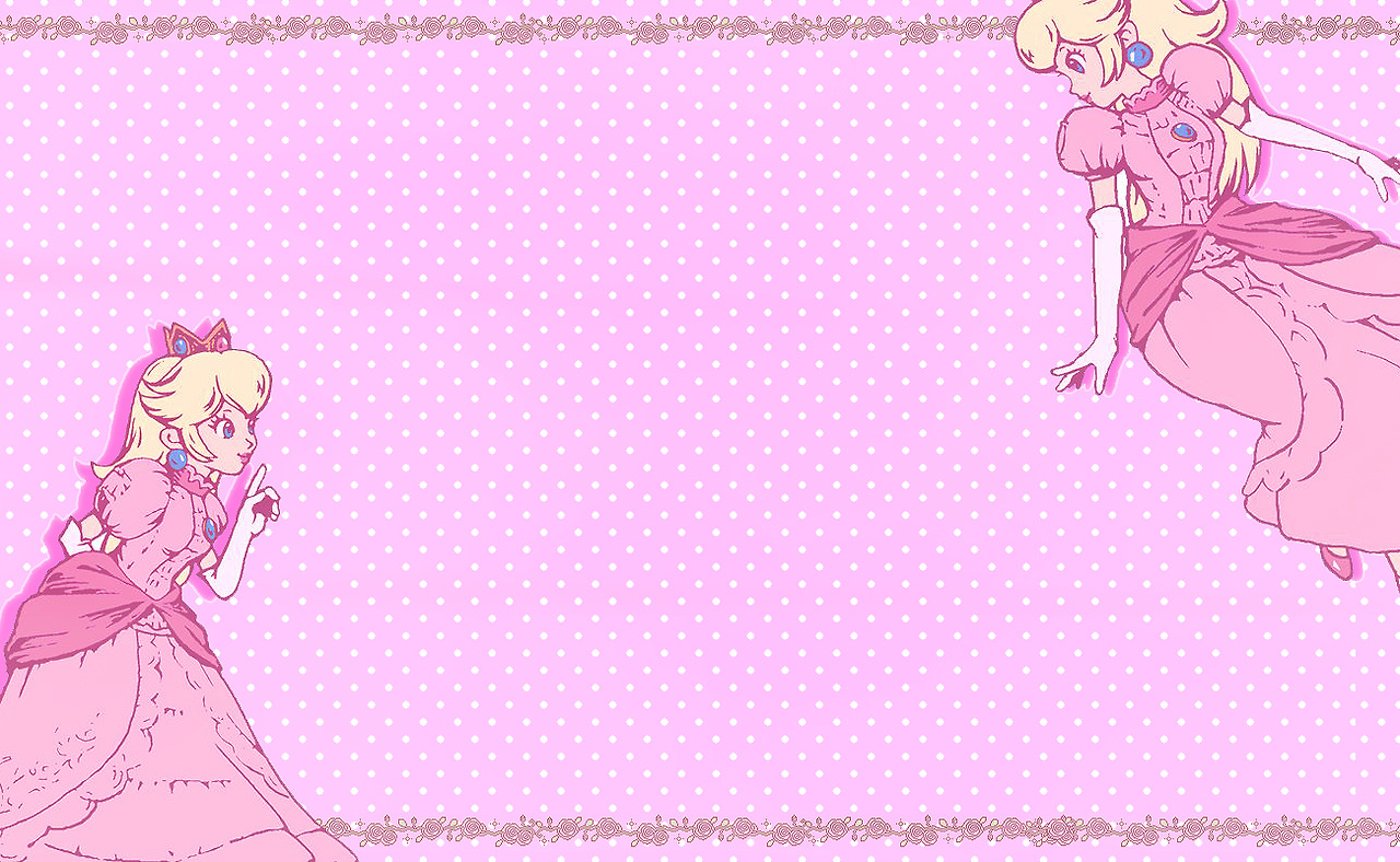 Aesthetic Princess Peach Desktop , HD Wallpaper & Backgrounds