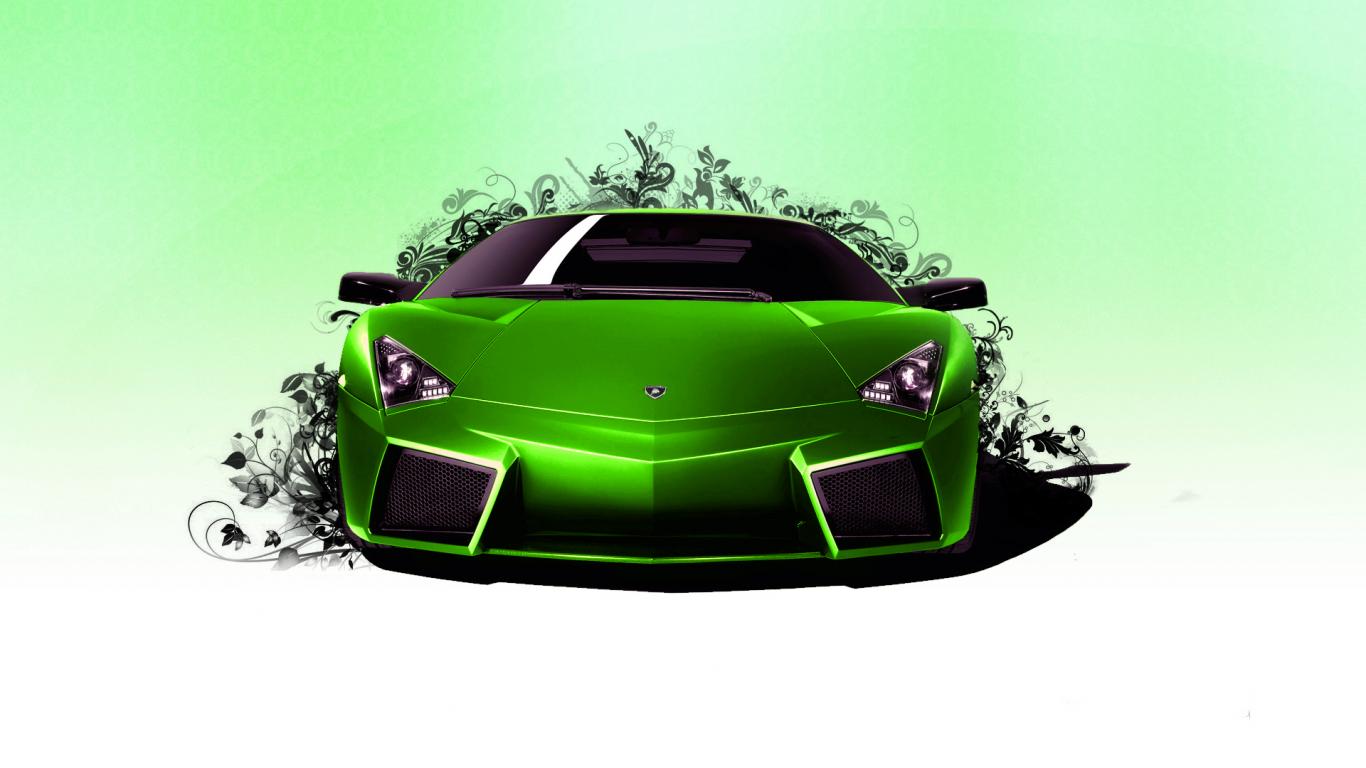 Cool Green Lamborghini Wallpapers Cool Lamborghini - Lamborghini Reventon , HD Wallpaper & Backgrounds