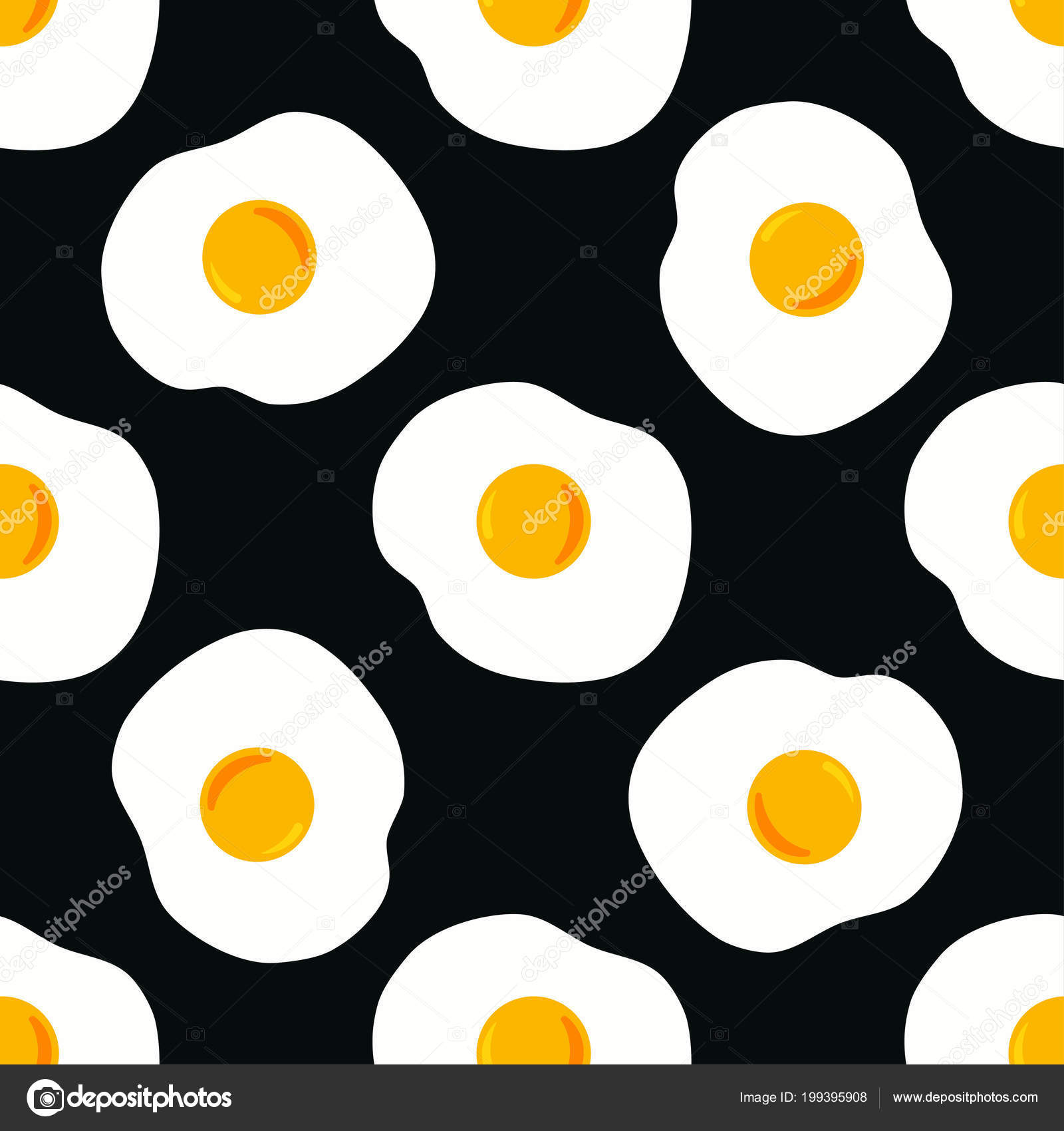 Pattern Egg Black Background Fried Eggs Wallpaper Food - Fondo De Pantalla De Huevos , HD Wallpaper & Backgrounds