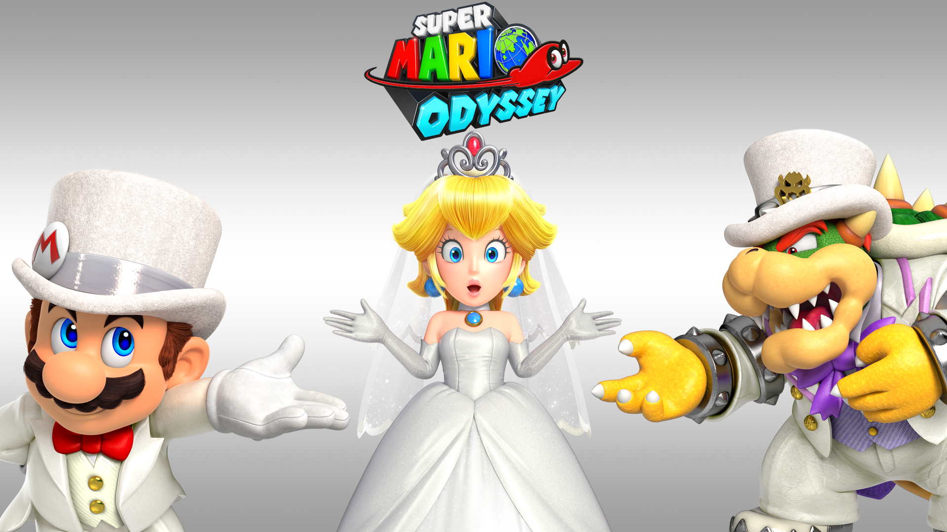 Super Mario Odyssey Wedding Bowser , HD Wallpaper & Backgrounds