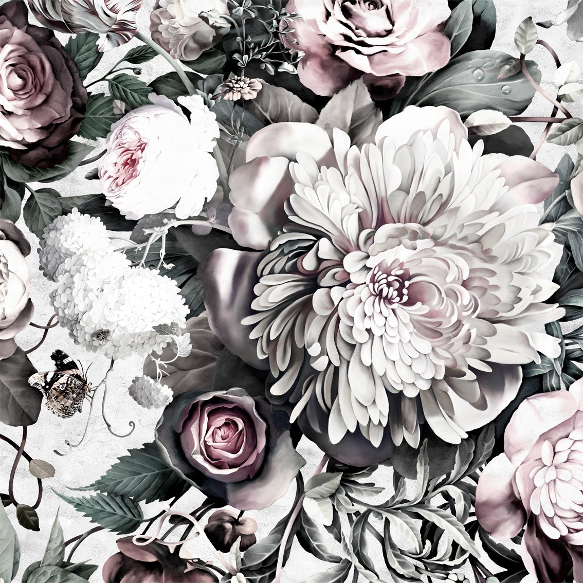 Ideas About Floral Print Wallpaper On Pinterest Flower - Ellie Cashman Wallpaper Summer Squall , HD Wallpaper & Backgrounds