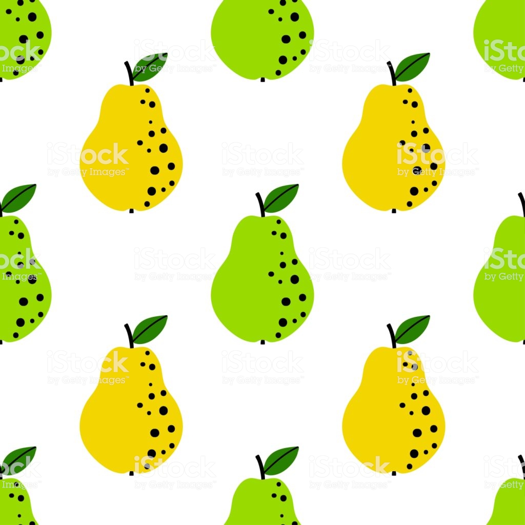 Seamless Background With Green And Yellow Fruit , HD Wallpaper & Backgrounds