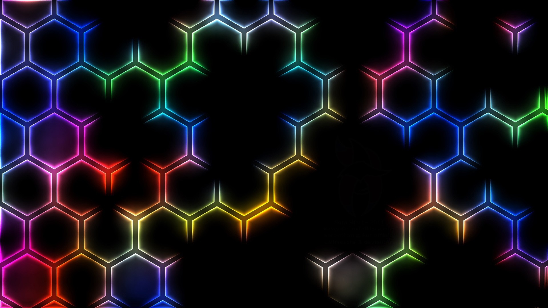 Wallpaper Abstract Pictures Honeycomb Colors Honeycomb Background Dark Neon Hd Wallpaper Backgrounds Download