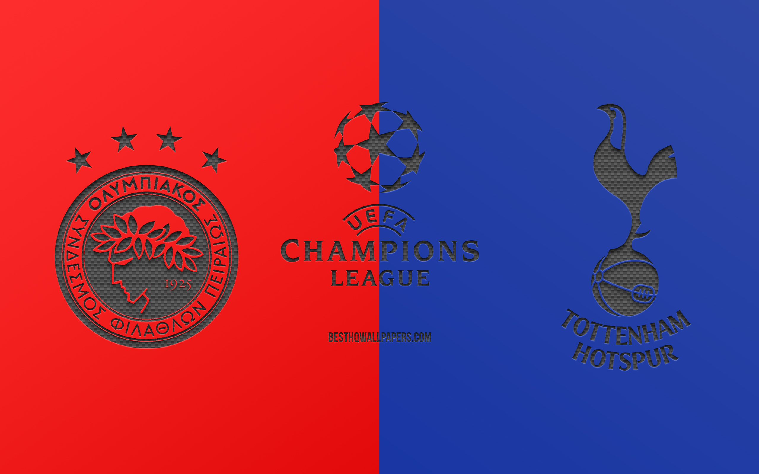 Olympiakos Vs Tottenham, Football Match, 2019 Champions - Graphic Design , HD Wallpaper & Backgrounds