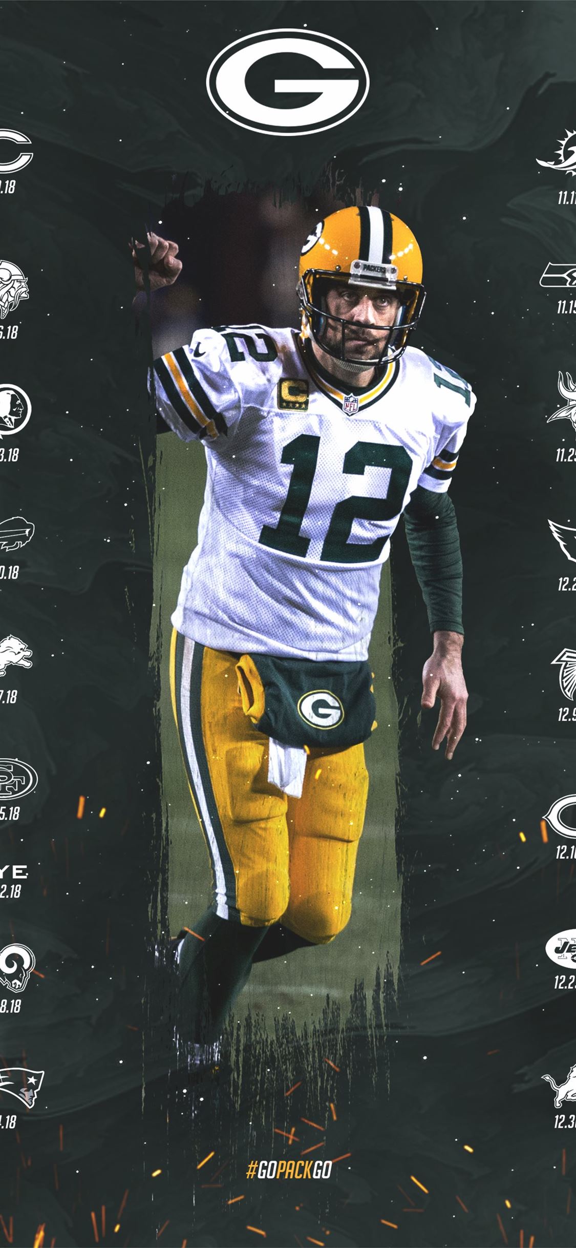 Aaron Rodgers Wallpaper Iphone X , HD Wallpaper & Backgrounds