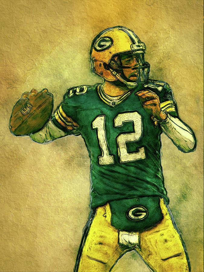 Aaron Rodgers Wallpaper - Aaron Rodgers 2 Green Bay Packers , HD Wallpaper & Backgrounds
